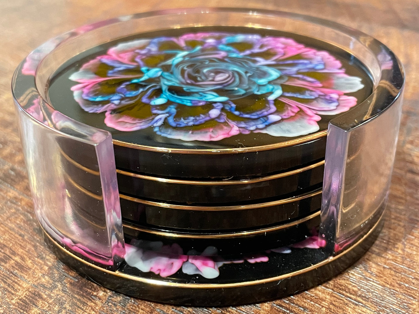 5 Piece Bloom Coaster Set #2