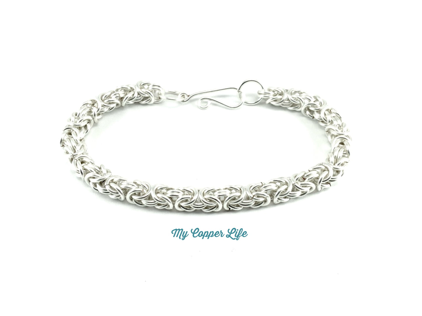 Byzantine Bracelet(Silver Plated Copper Wire)