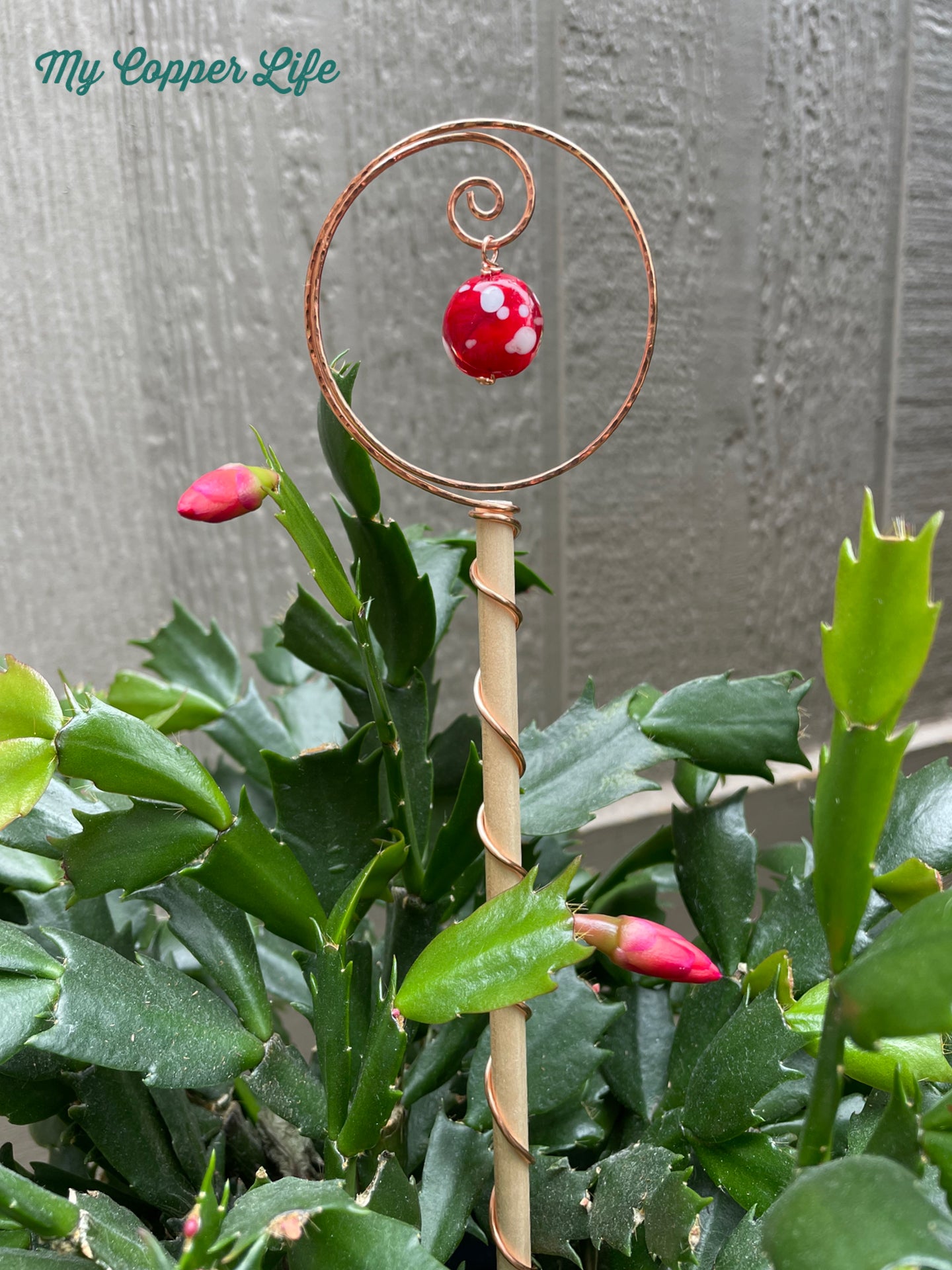 Copper Garden Stakes