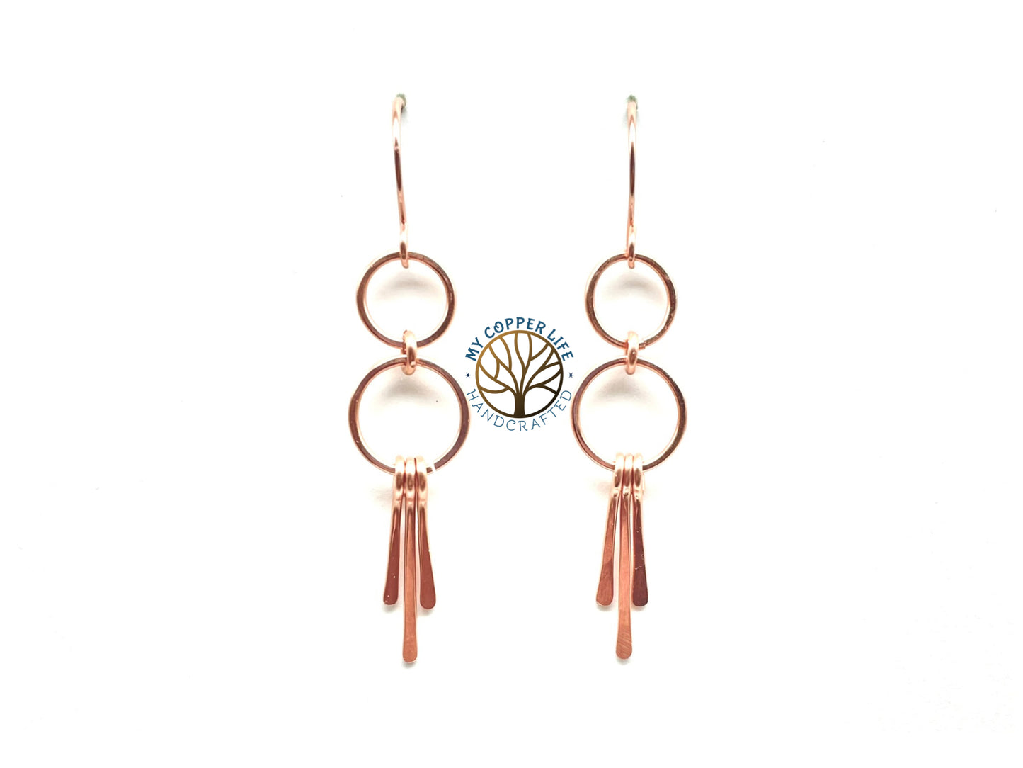 Copper Wire Earrings