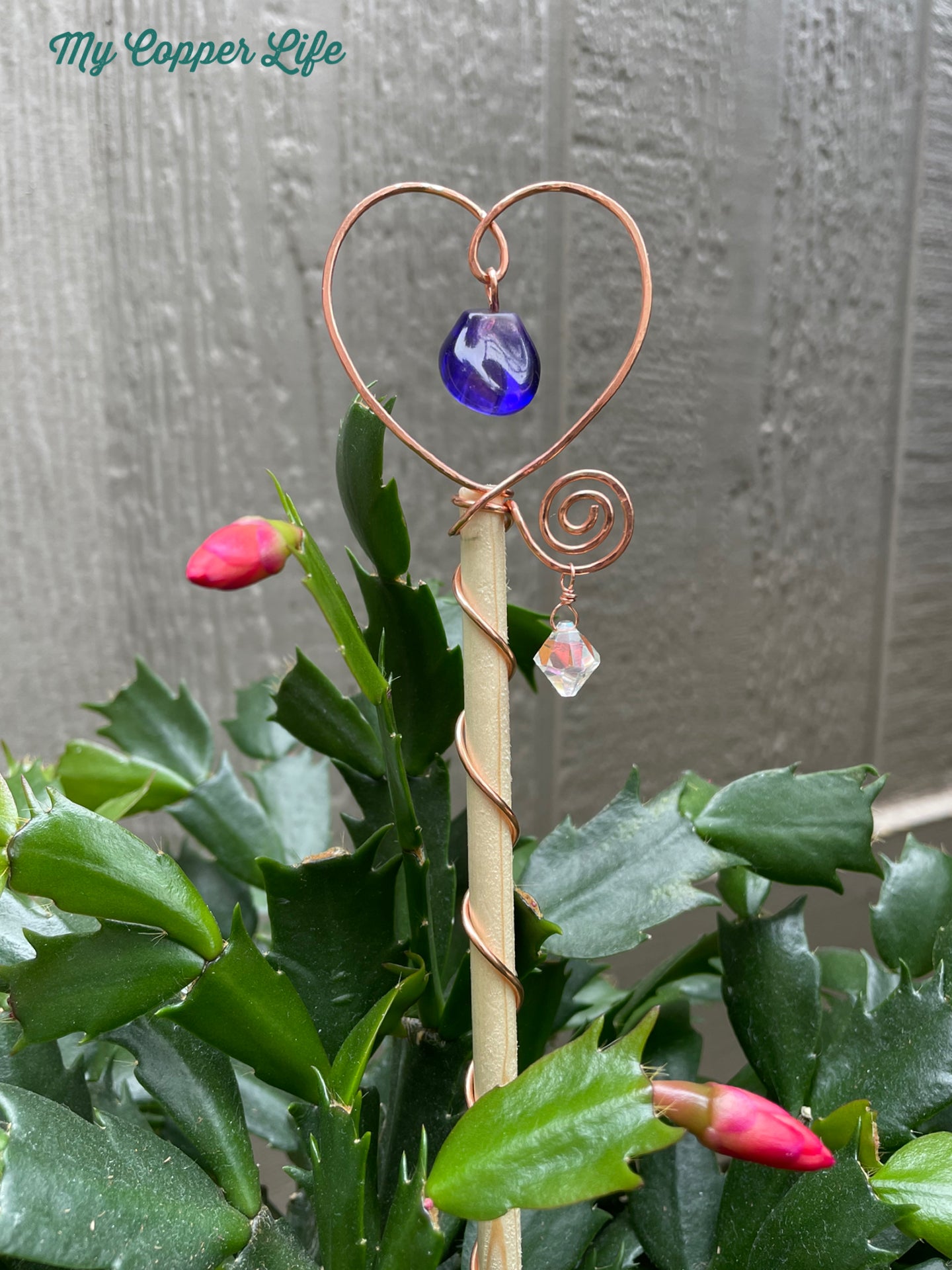 Copper Garden Stakes