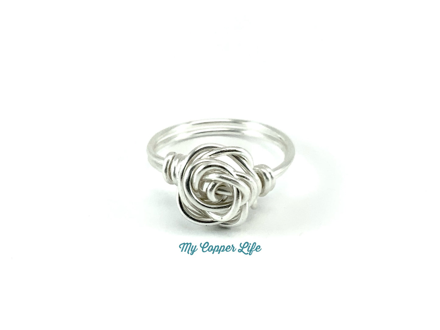 Rose Ring(Silver Plated Copper Wire)