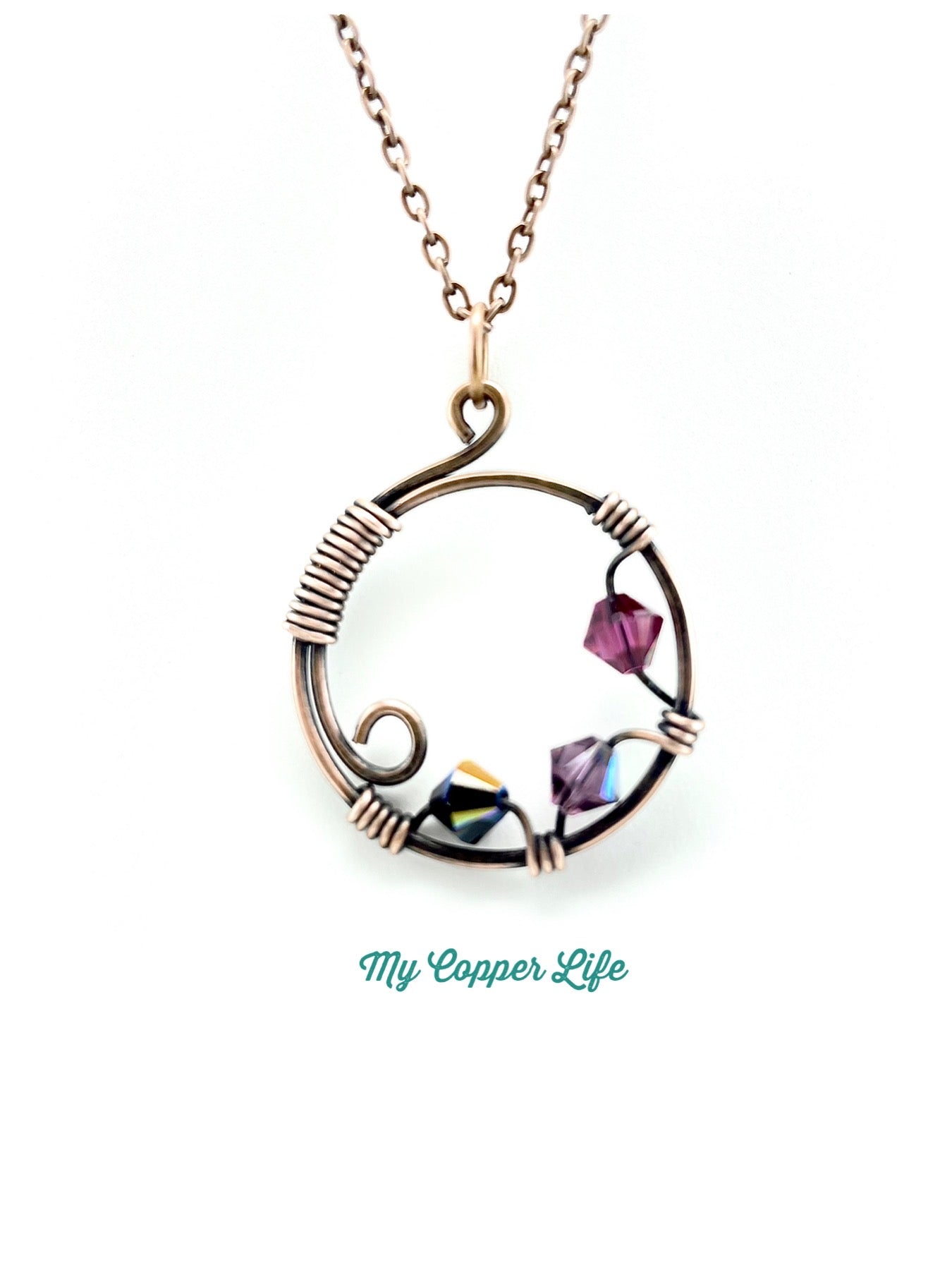 Circle Pendant(Copper Wire)