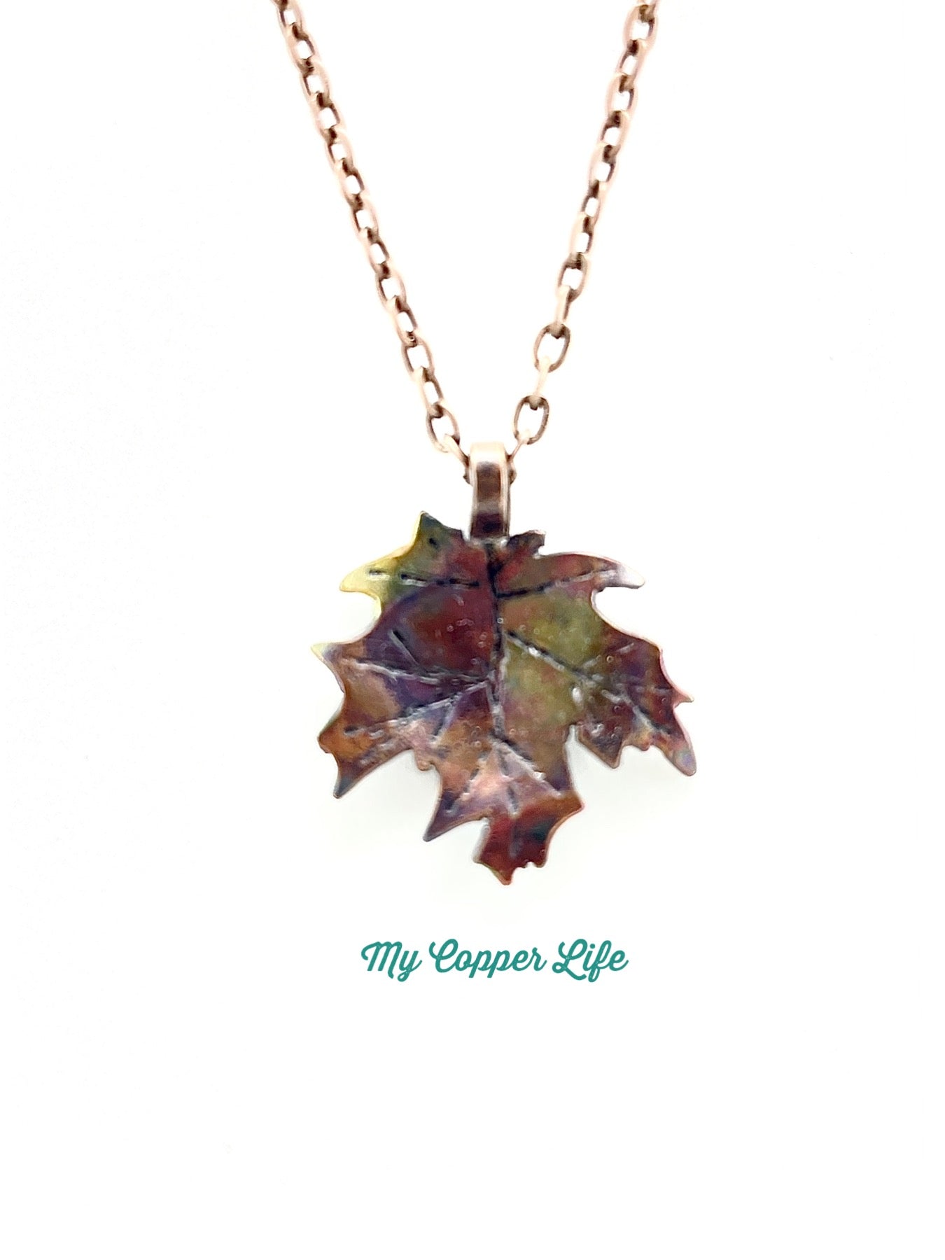 Maple Leaf Pendant(Copper Plate)