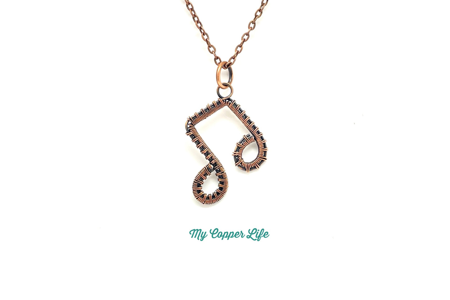 Musical Note Pendant(Copper Wire)