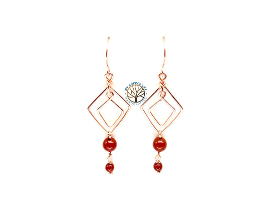 Jasper Beaded Earrings
