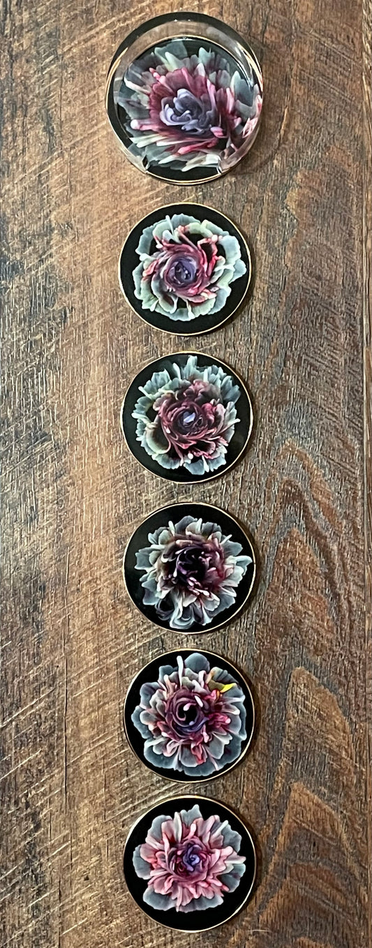6 Piece Bloom Coaster set #2