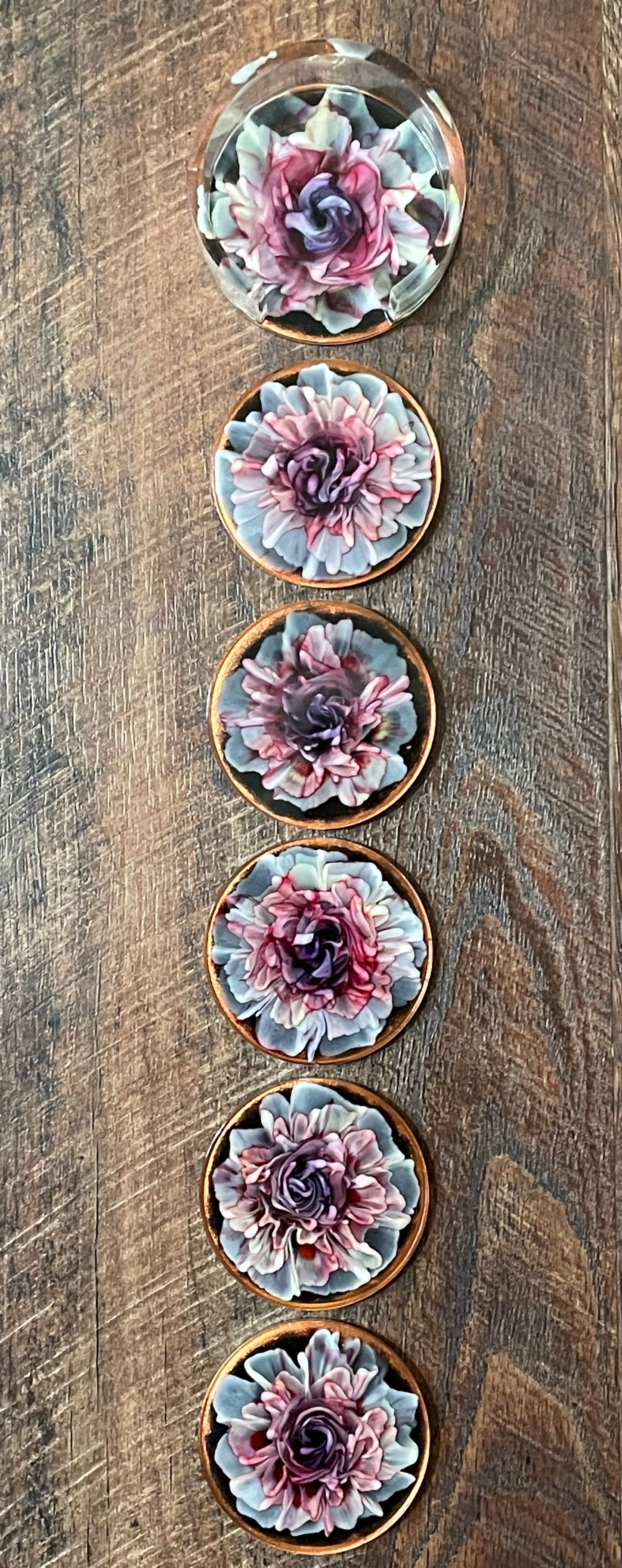 6 Piece Bloom Coaster Set