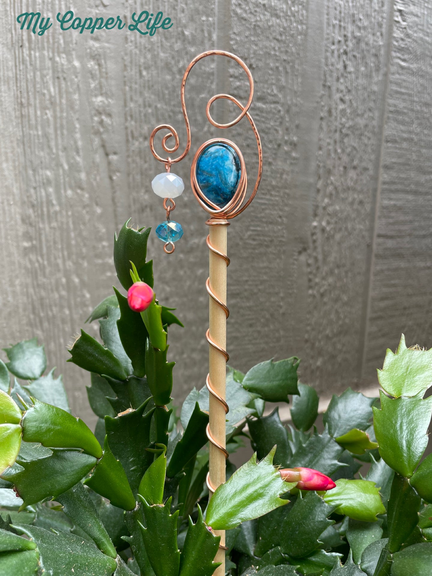 Copper Garden Stakes