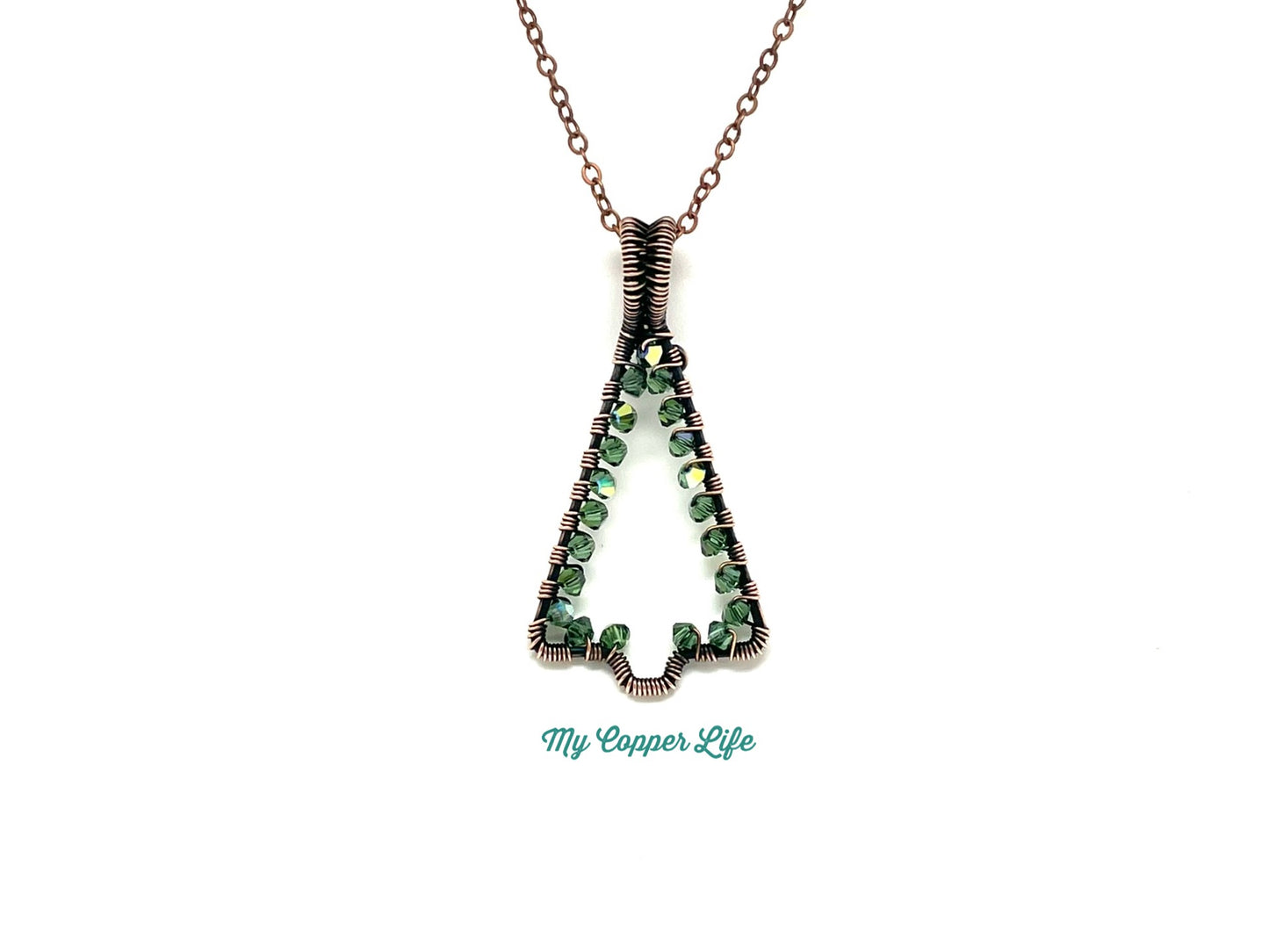 Christmas Tree Pendant-Swarovski