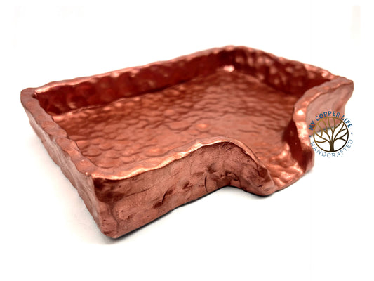 Faux Copper Self Emptying Soap Dish
