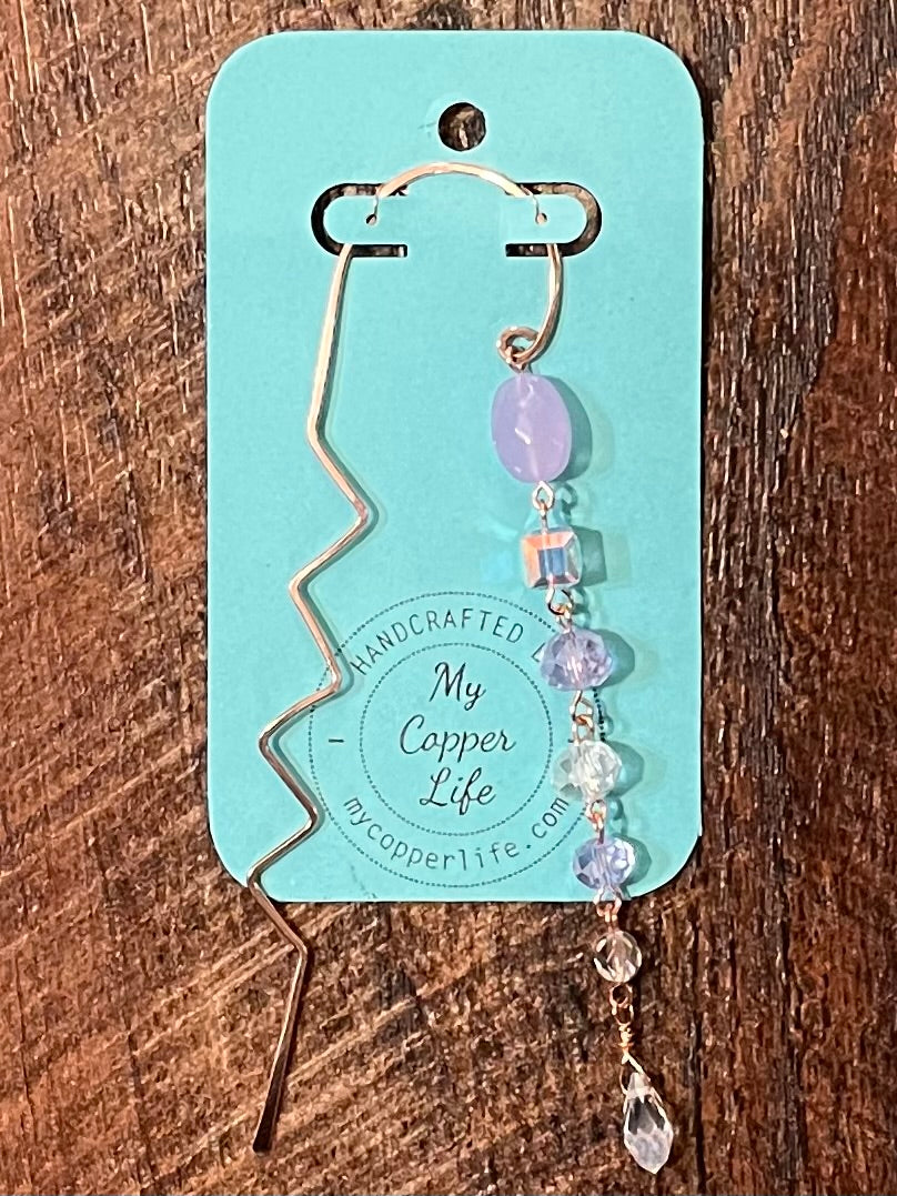 Copper Wire Beaded Bookmark