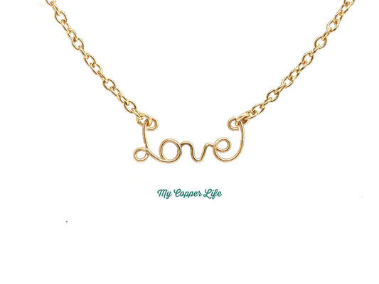 Love Necklace-Gold