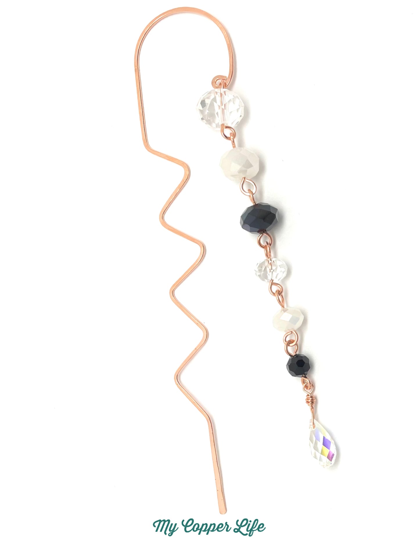 Copper Wire Beaded Bookmark
