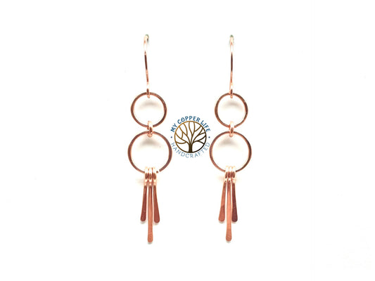 Copper Wire Earrings