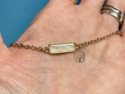 Faux Pearl Bar Pendant