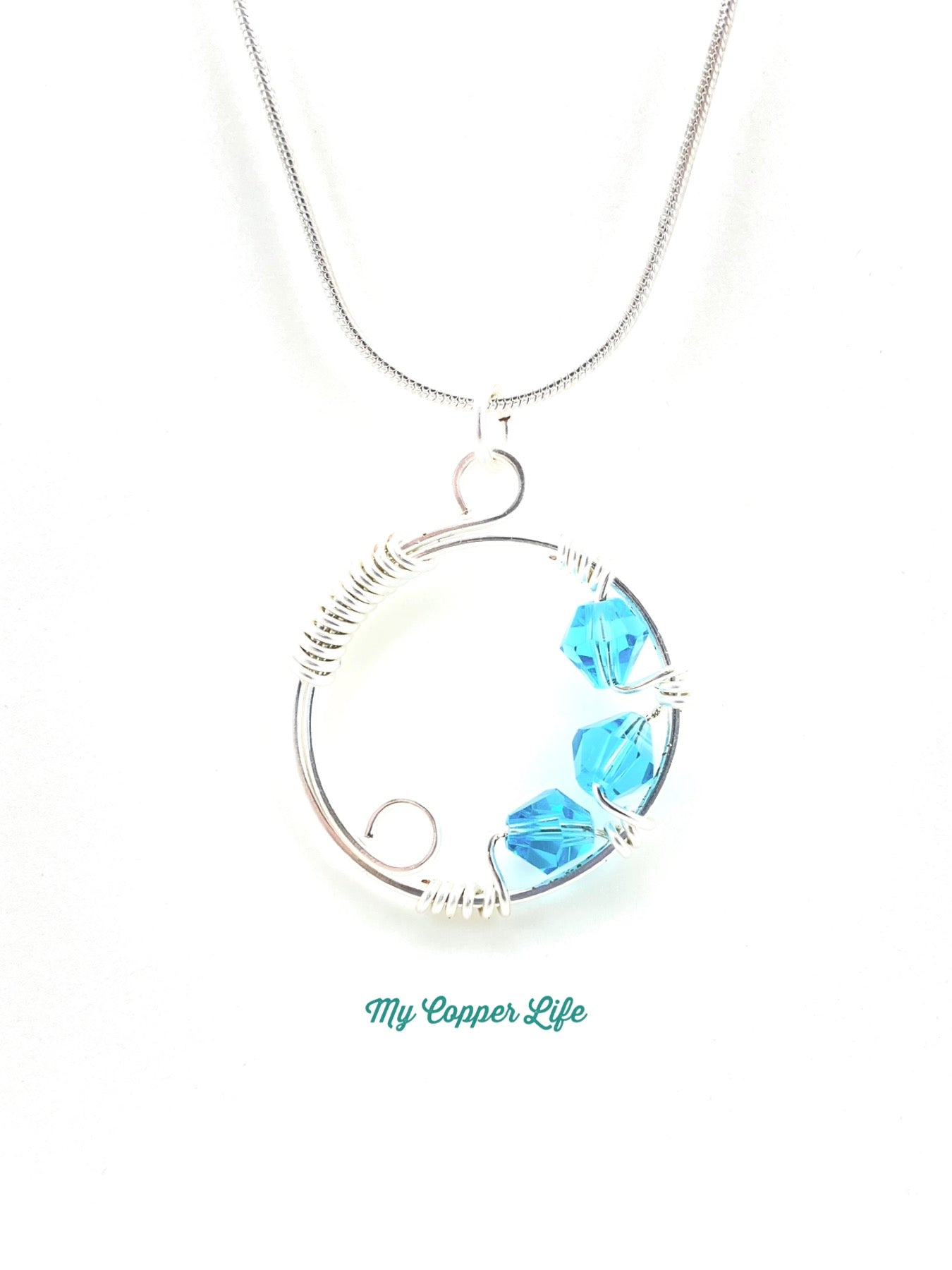 Circle Pendant-Silver