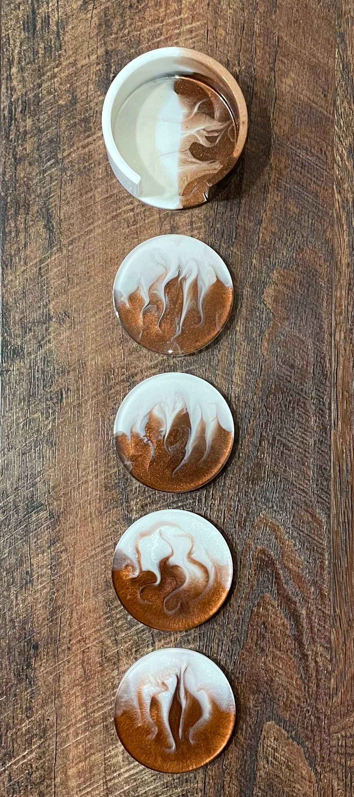 5 Piece Latte Coasters