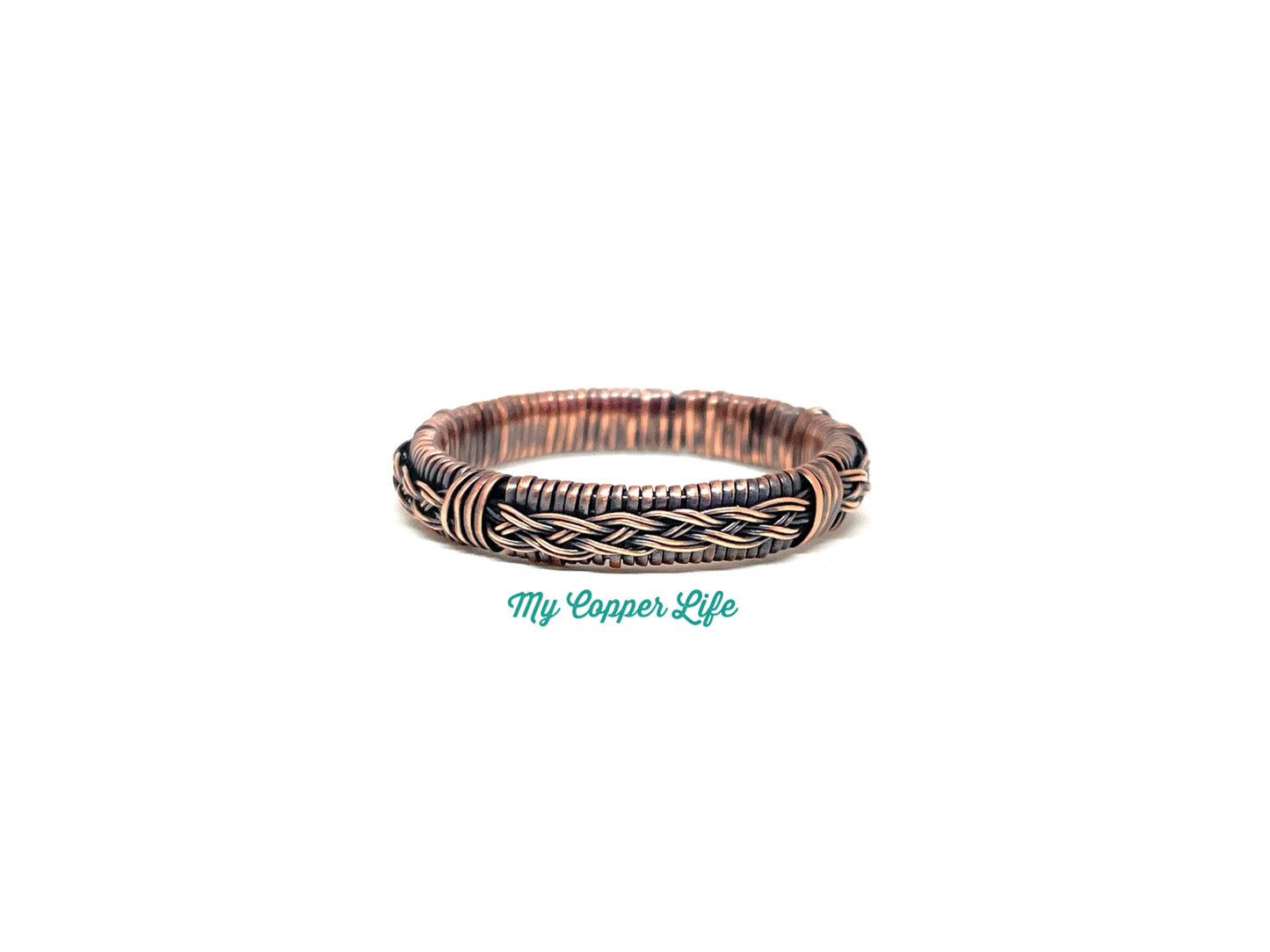 Men’s Braided Ring-Copper