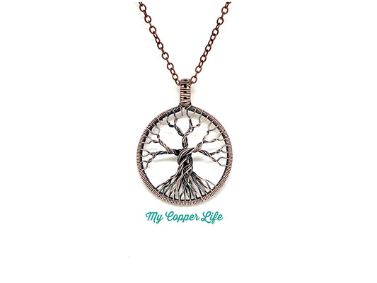 Tree of Life Pendant-Copper