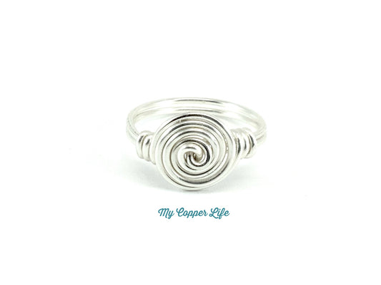 Swirl Ring-Silver