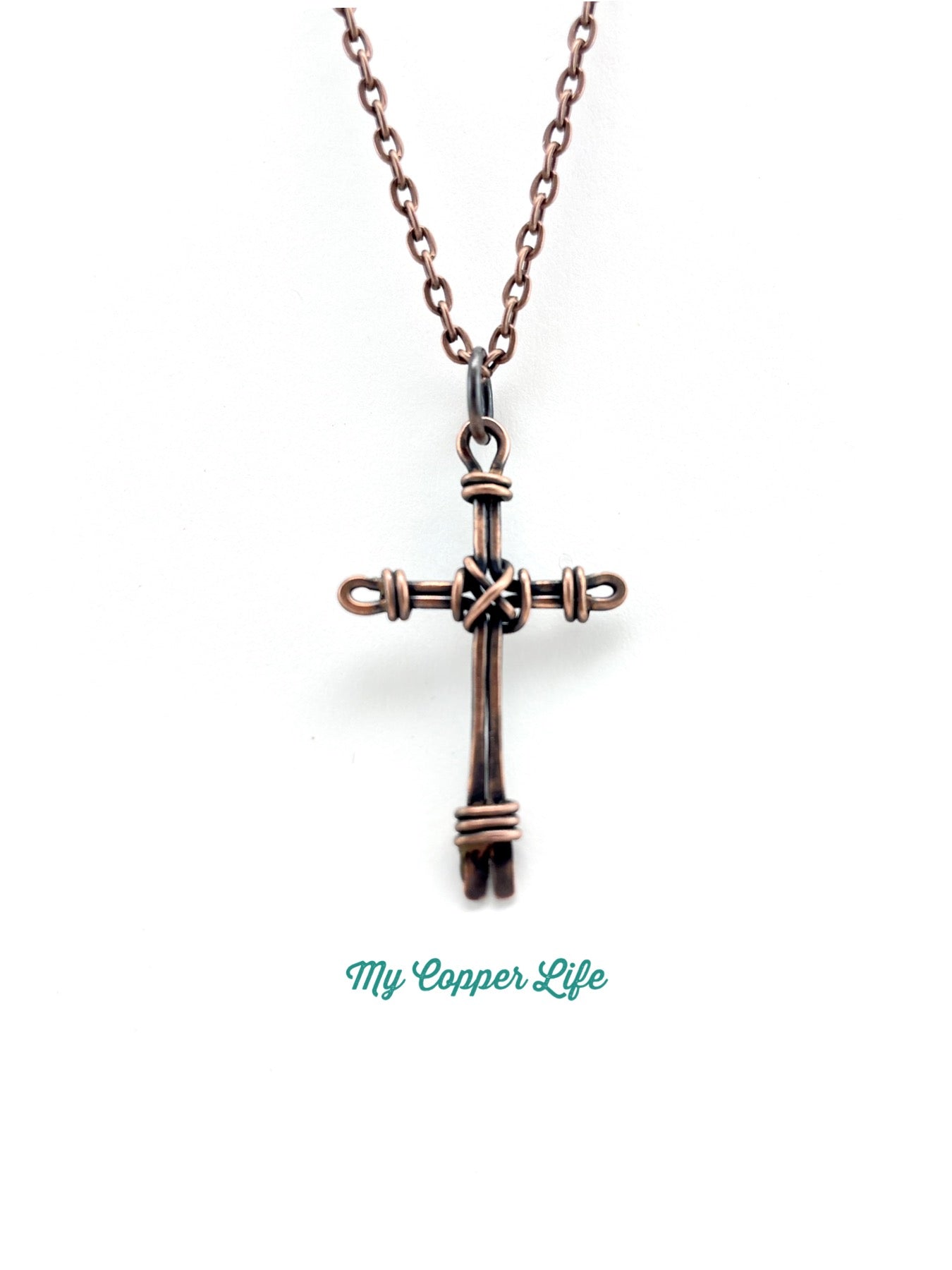 Cross Pendant-Copper