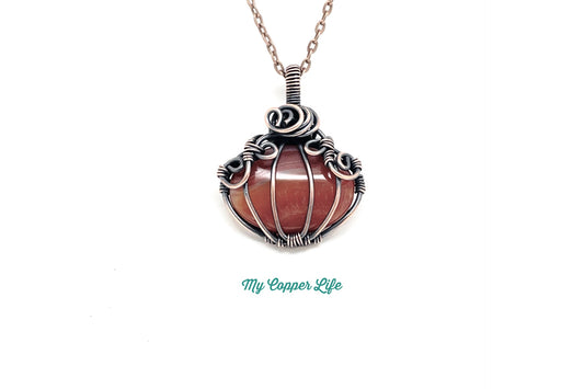 Pumpkin Pendant(Copper Wire)