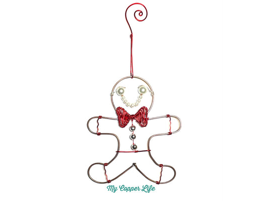 Gingerbread Man Ornament-Playful